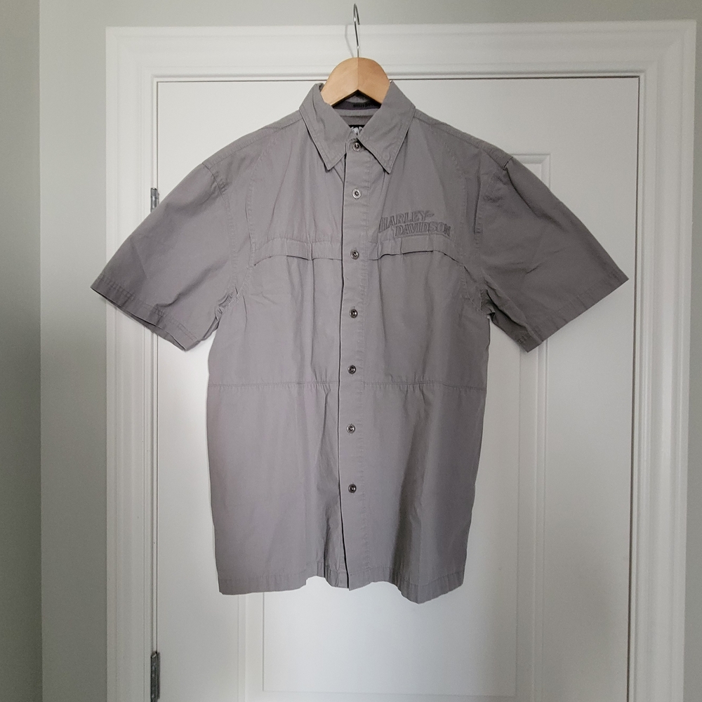 Harley-Davidson Gray Mesh Shirt